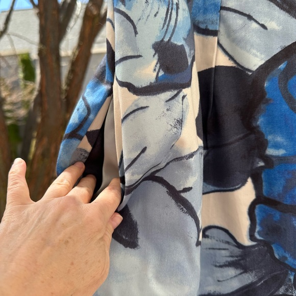 Anthropologie Moulinette Soeurs Watercolor Indigo Garden Summer Wedding … - Picture 10 of 15